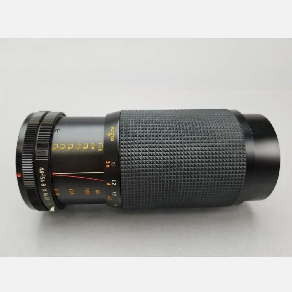 Toyo Optics Tou/Five Star MC Auto Macro Zoom 70-210mm f4.5 Black canon fd Lens